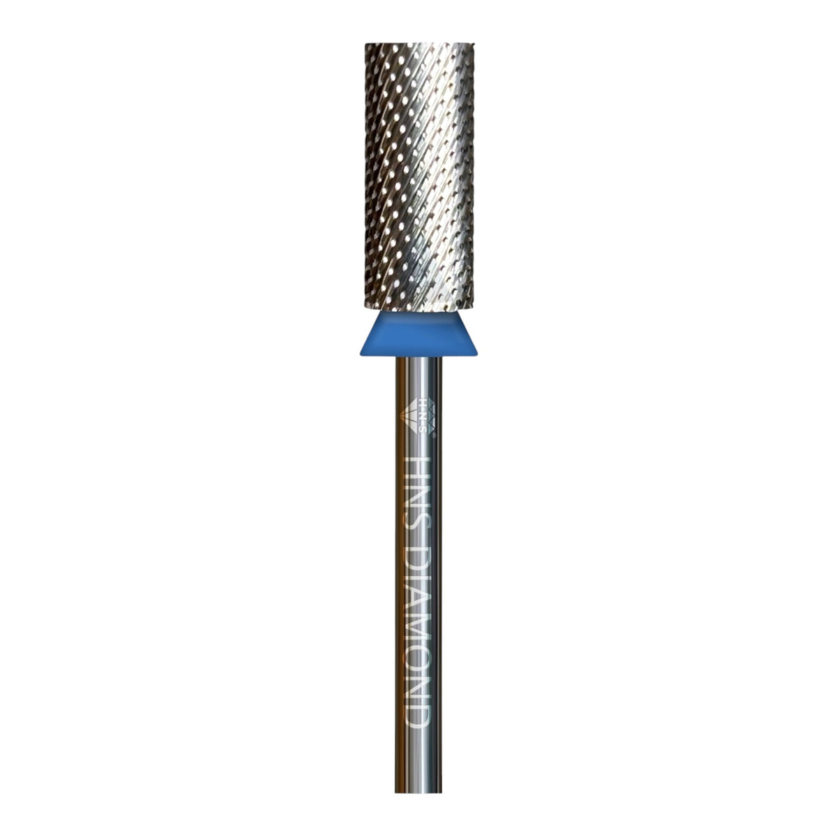 HNS DIAMOND NAIL DRILL BITS 3/32" LARGE BARREL CROSS CUT (SILVER)