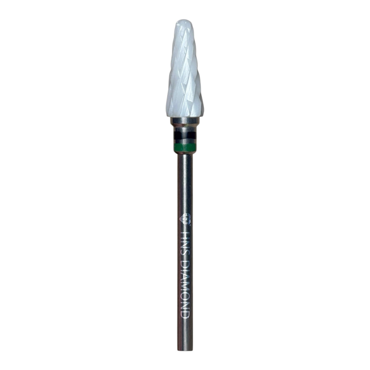 HNS DIAMOND NAIL DRILL BIT 3/32 WHITE FLAME CERAMIC 5IN1