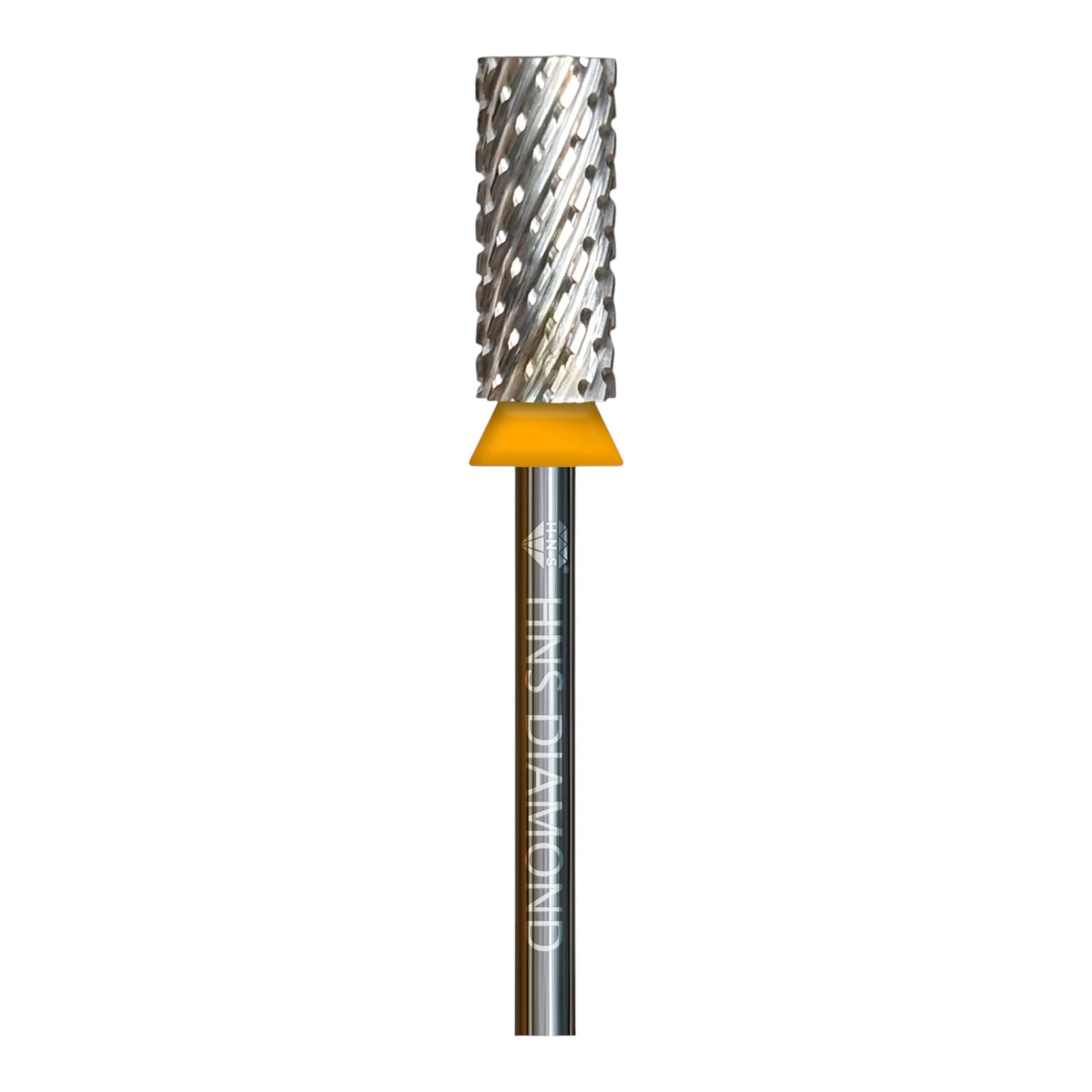 HNS DIAMOND NAIL DRILL BITS 3/32" SMALL BARREL  CROSS CUT (SILVER)
