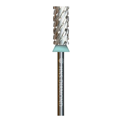 HNS DIAMOND NAIL DRILL BITS 3/32" SMALL BARREL  CROSS CUT (SILVER)
