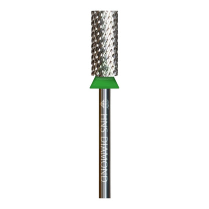HNS DIAMOND NAIL DRILL BITS 3/32" SMALL BARREL  CROSS CUT (SILVER)