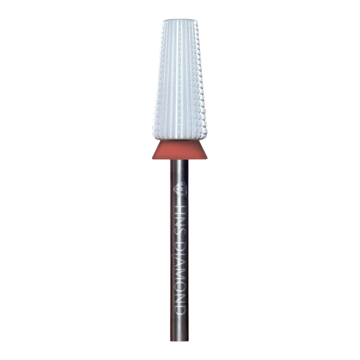 HNS DIAMOND NAIL DRILL BITS 3/32" BARREL 2 WAY CERAMIC TAPERRD WHITE
