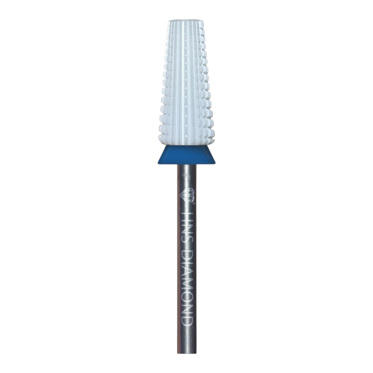 HNS DIAMOND NAIL DRILL BITS 3/32" BARREL 2 WAY CERAMIC TAPERRD WHITE