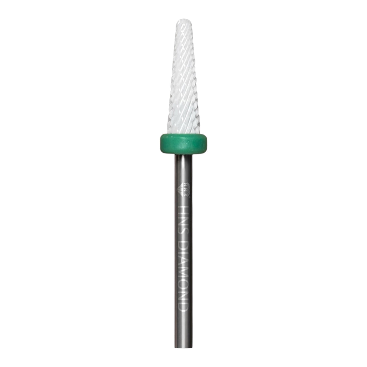 HNS DIAMOND NAIL DRILL BIT 3/32  UNDER NAIL CLEAR WHITE FLAME CERAMIC 5IN1