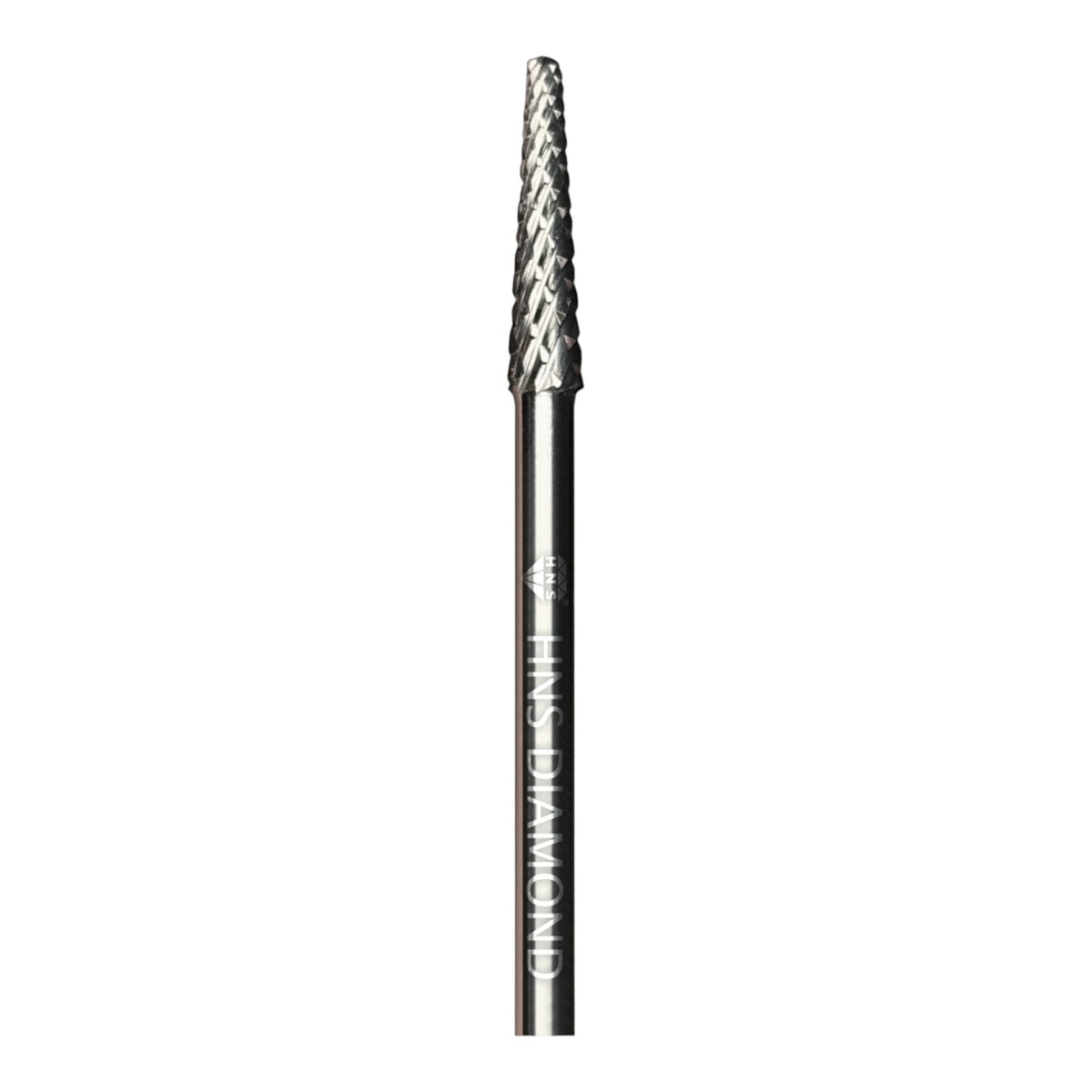 HNS DIAMOND NAIL DRILL BITS 3/32" UNDER NAIL CLEAR & CUTICLE (SILVER)