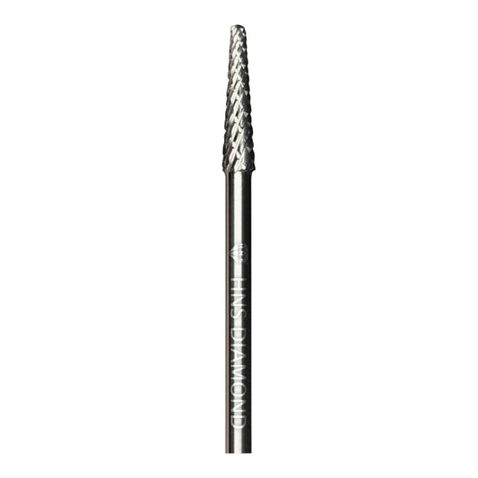 HNS DIAMOND NAIL DRILL BITS 3/32" UNDER NAIL CLEAR & CUTICLE (SILVER)