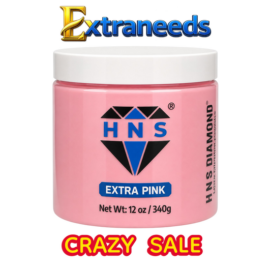 HNS EXTRA PINK NAIL POWDER 12 OZ