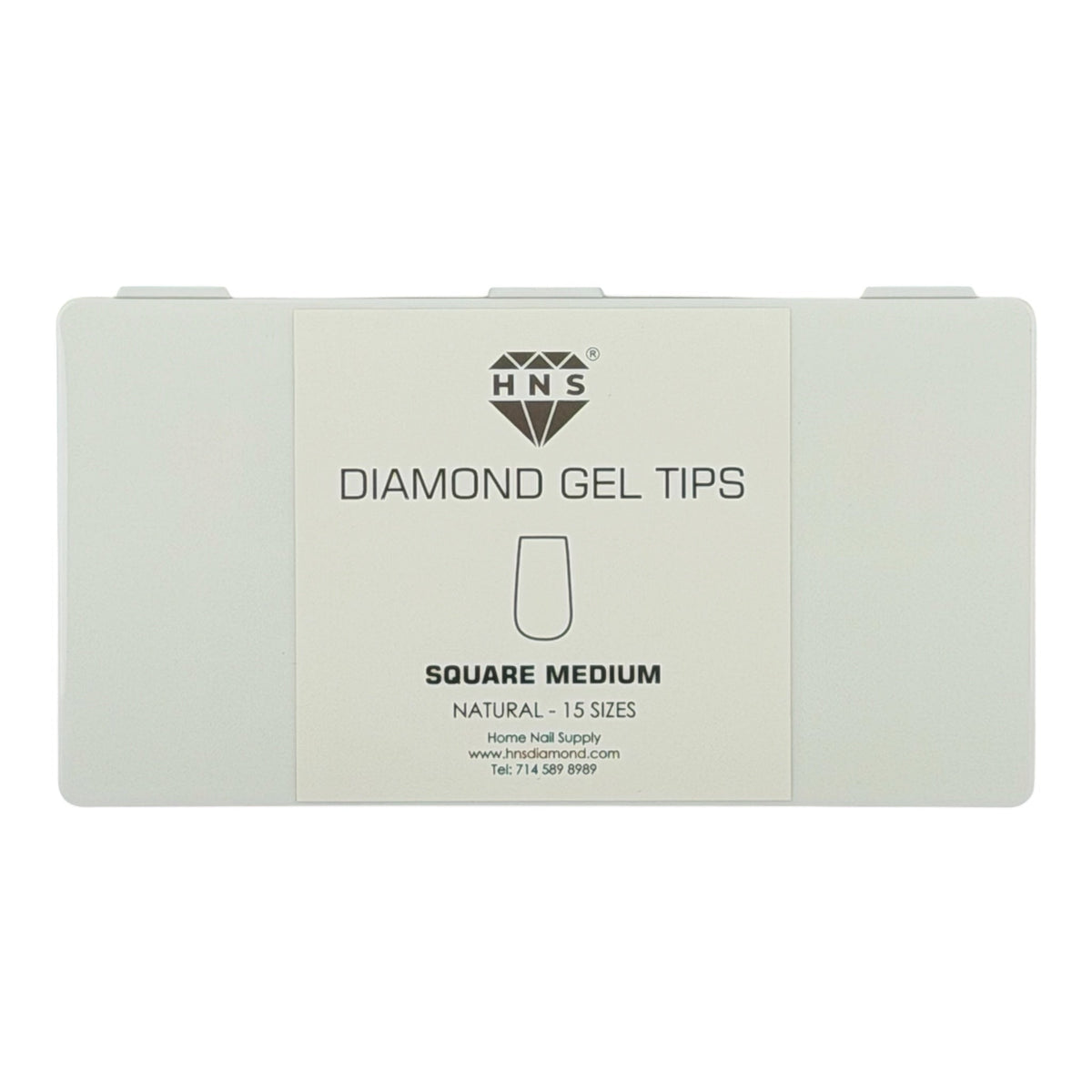 HNS DIAMOND GEL TIPS SQUARE