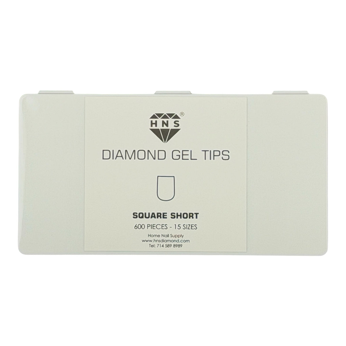 HNS DIAMOND GEL TIPS SQUARE