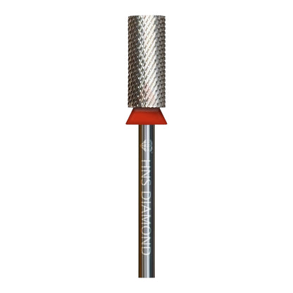HNS DIAMOND NAIL DRILL BITS 3/32" SMALL BARREL  CROSS CUT (SILVER)