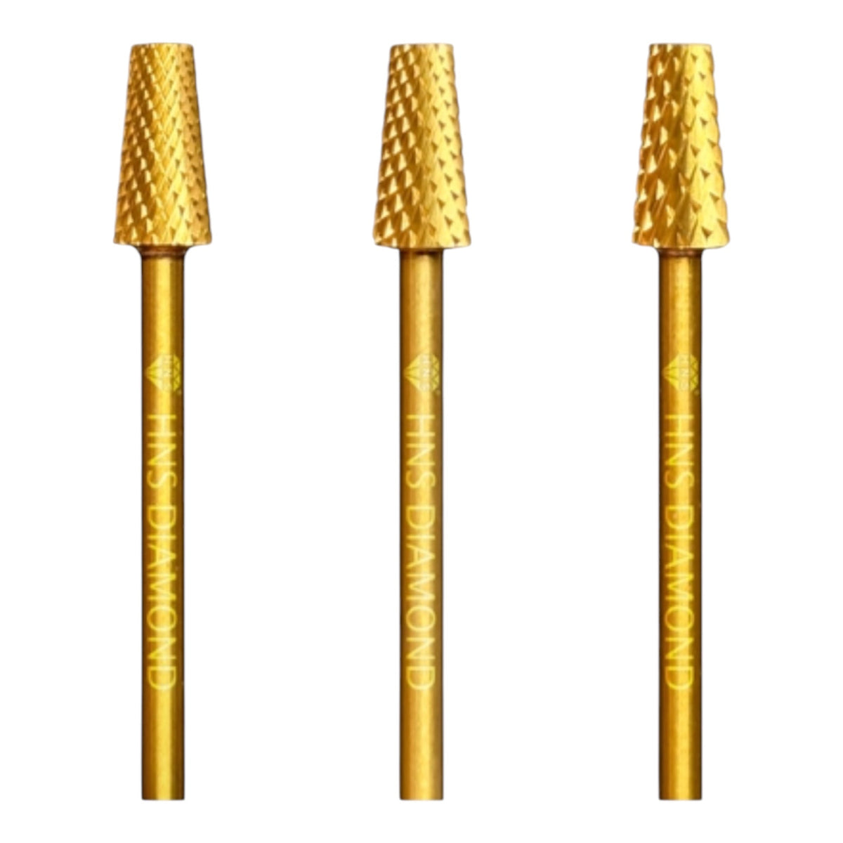 HNS DIAMOND NAIL DRILL BITS 3/32" (GOLD)