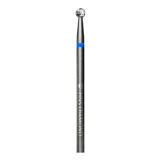 HNS DIAMOND NAIL DRILL BITS 3/32"  BALL SHAPE  (SILVER)