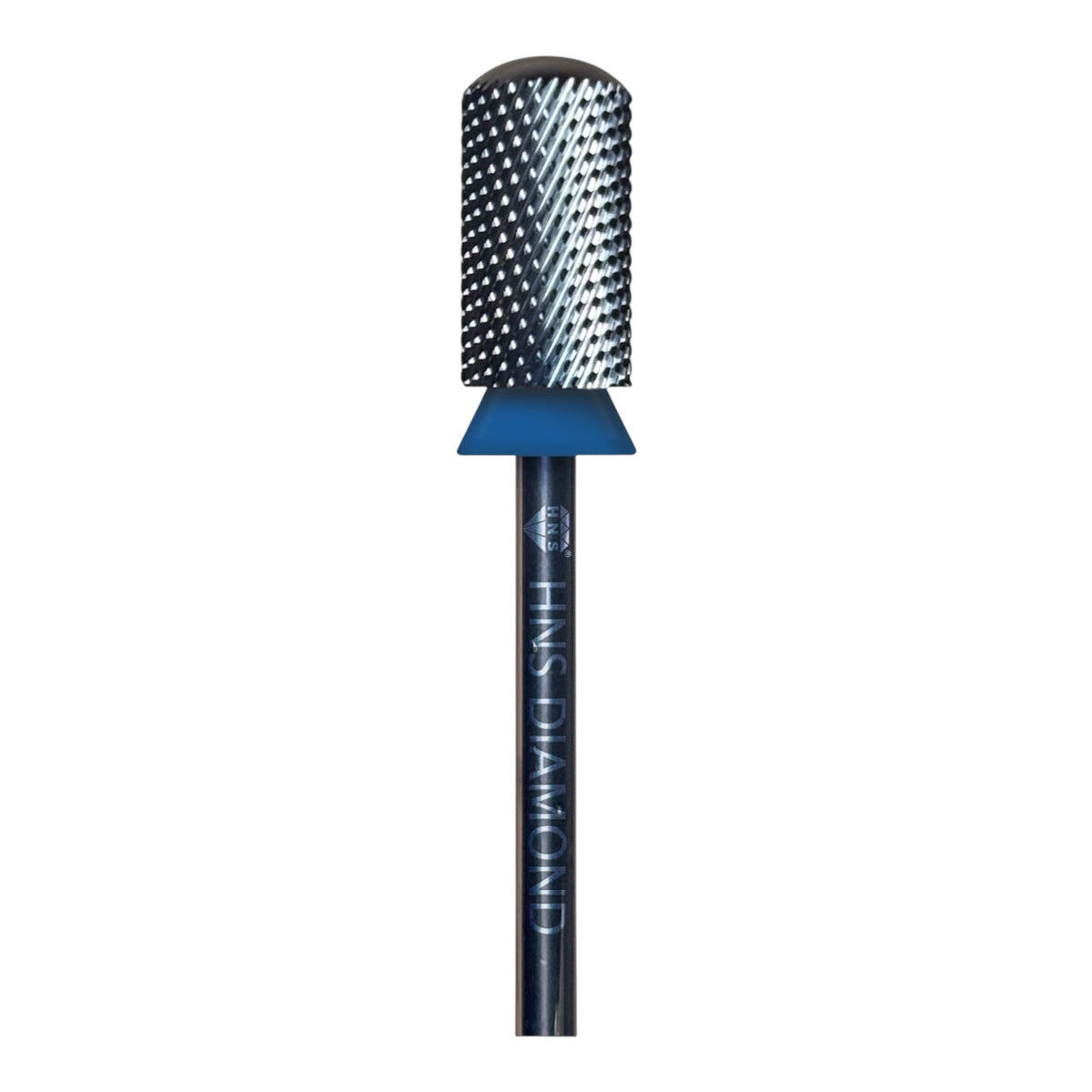 HNS DIAMOND NAIL DRILL BITS 3/32"SAFETY SMOOTH ROUND TOP CARBIDE (SILVER)