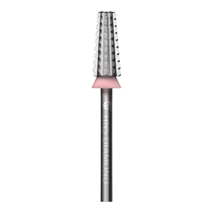 HNS DIAMOND NAIL DRILL BITS 3/32" BARREL 2 WAY STRAIGHT CUT (SILVER)
