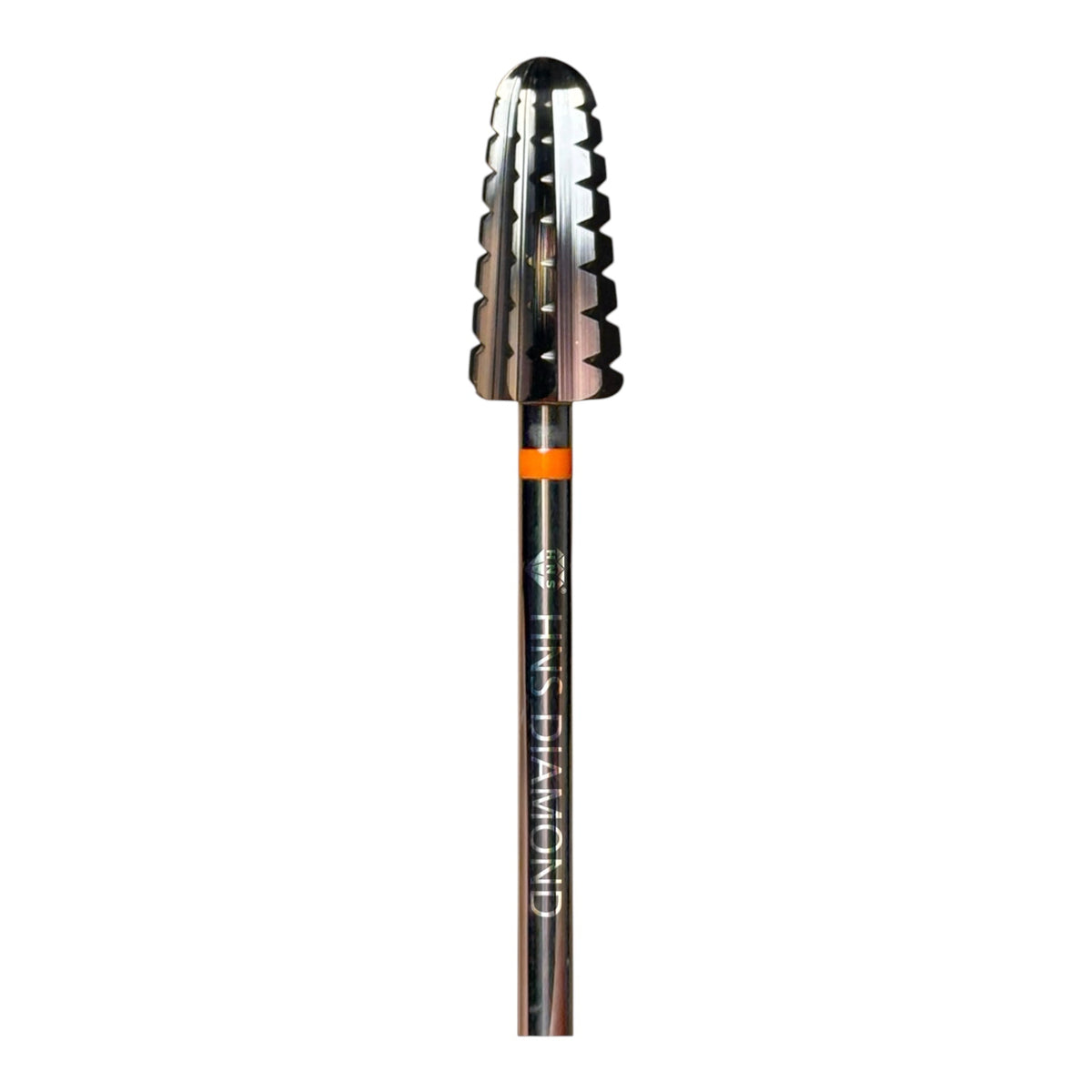 HNS DIAMOND NAIL DRILL BITS 3/32" SAFETY 1 WAY VOLCANO (SILVER)