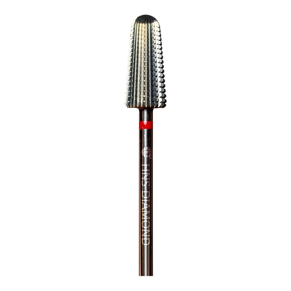 HNS DIAMOND NAIL DRILL BITS 3/32" SAFETY 1 WAY VOLCANO (SILVER)